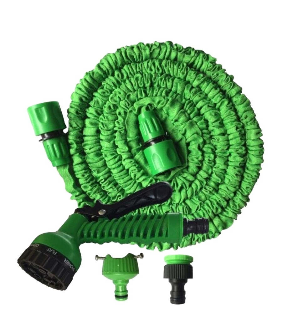 Garden Car Elastic Flexible Automatic Expand Hose with Plastic Spray Guns