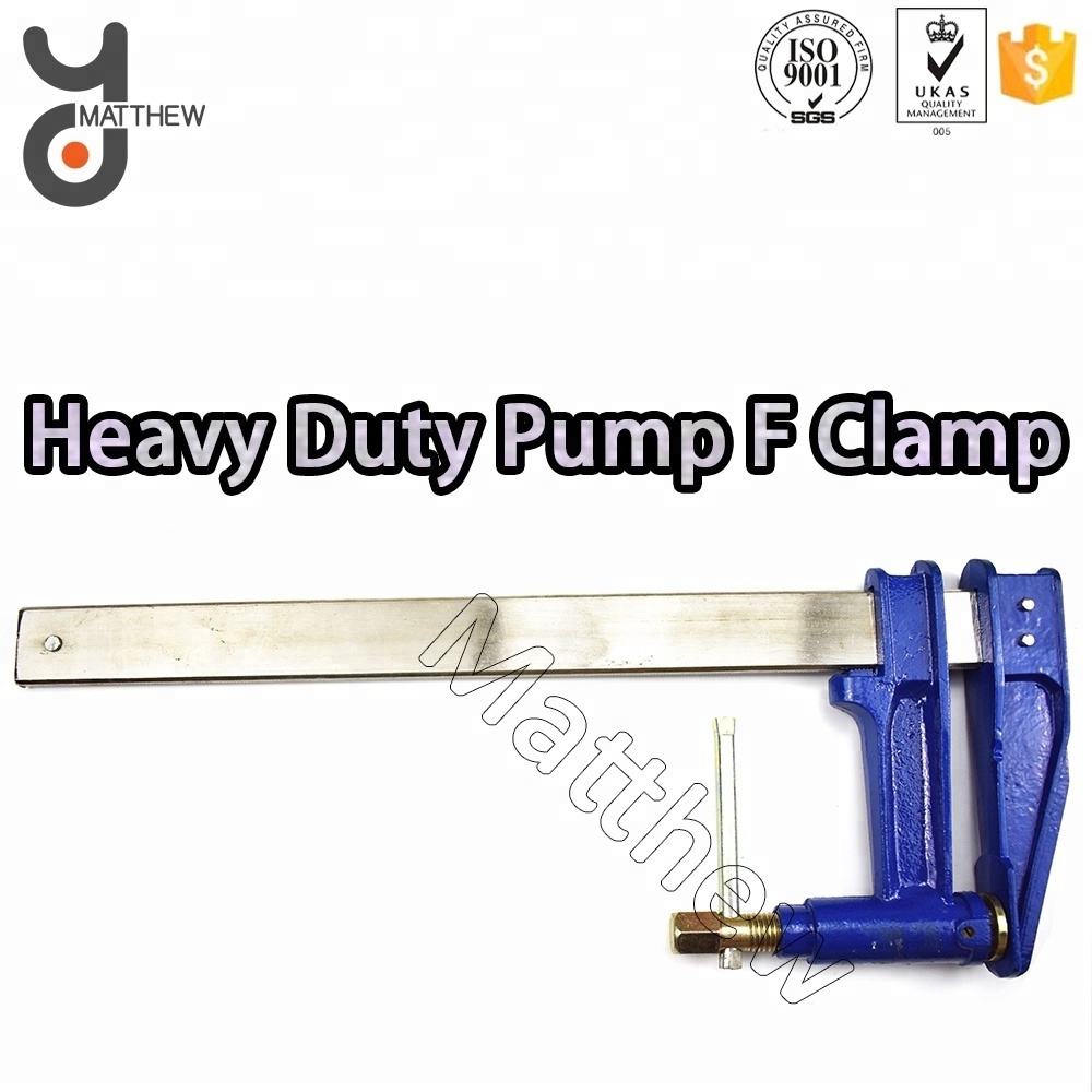 Heavy Duty Welding Pump F Clamps With Extensible Jaw