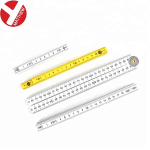 Folding Ruler for Woodworking Mutil Length Durable Fiberglass Inside Reading Plastic 1 Meter Straight Ruler Clear Scale