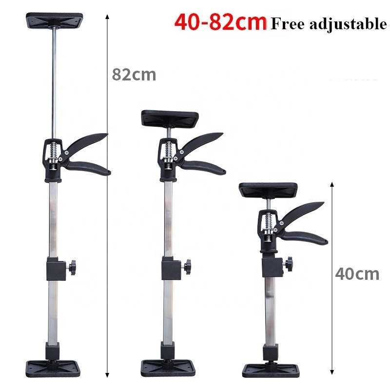 Wood Tool Clamps woodworking tools Telescopic Quick Support Rod Adjustable 3rd Hand Support Pole System for Cabinet Jack Drywal