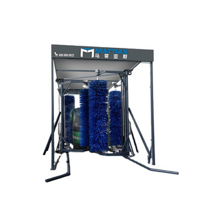 Truck Washing Machine 3 Brushes Mobile Wash Equipments For Large Bus Wash Machine