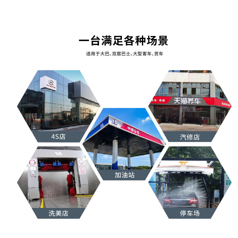 Self Service Car Wash Equipment With Rich Foam and High Pressure Rinsing For Car Wash Station