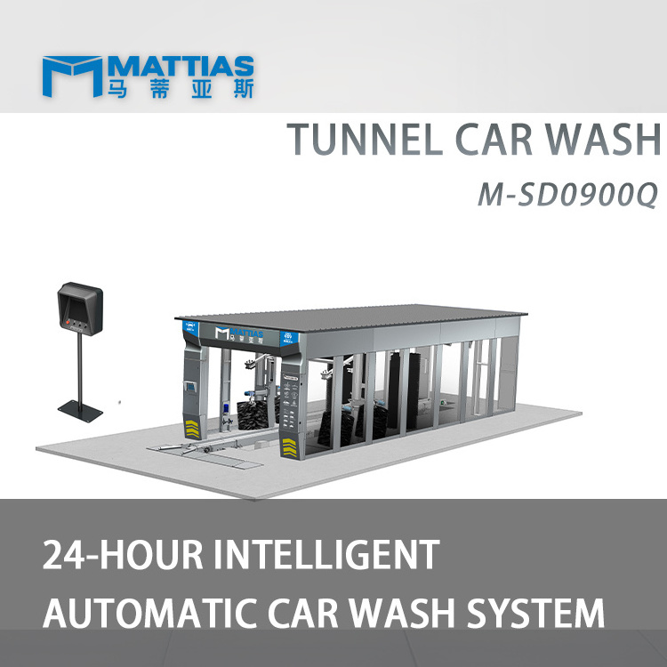 Tunnel Car Wash Machine High Pressure Car Washer Equipment Drive Through Car Wash