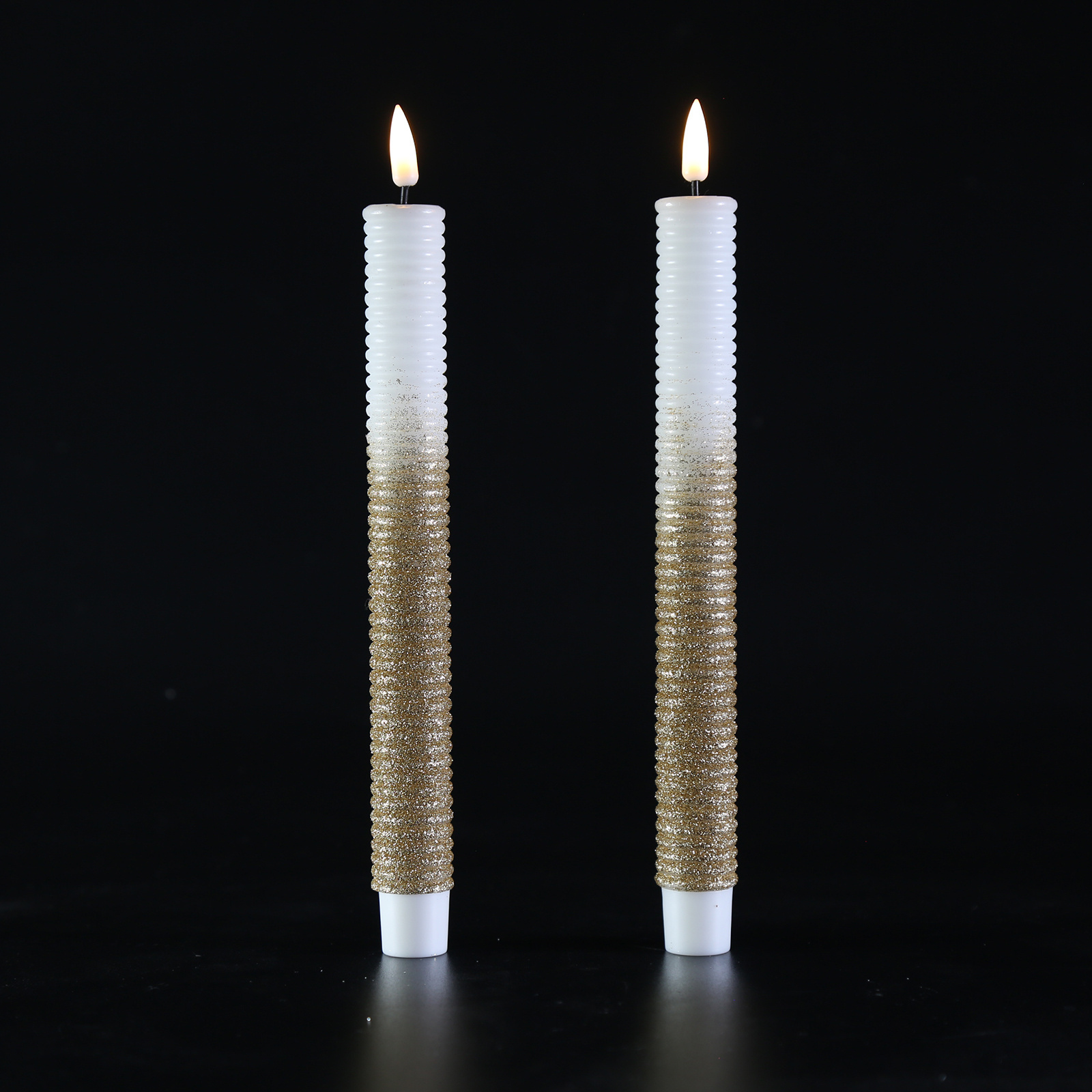 Matti's Classic Battery Electric Wick Light Taper LED Candles For Christmas Wedding Decorative