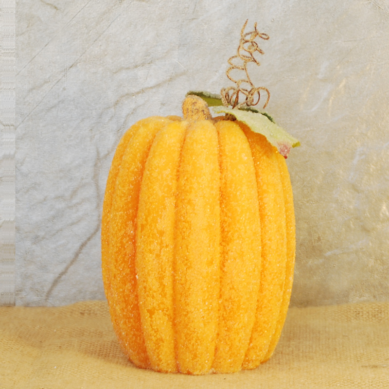 Environmental protection material Halloween Pumpkin shape  led candle