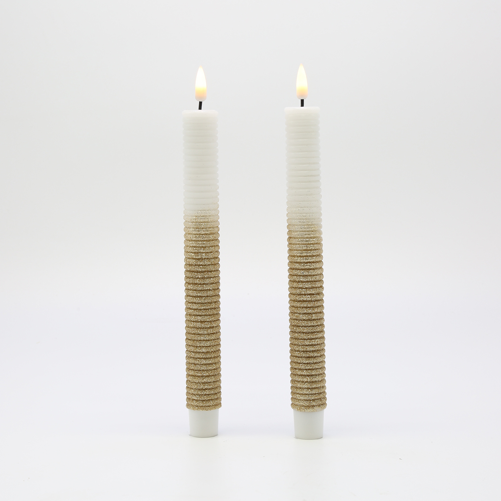 Matti's Classic Battery Electric Wick Light Taper LED Candles For Christmas Wedding Decorative