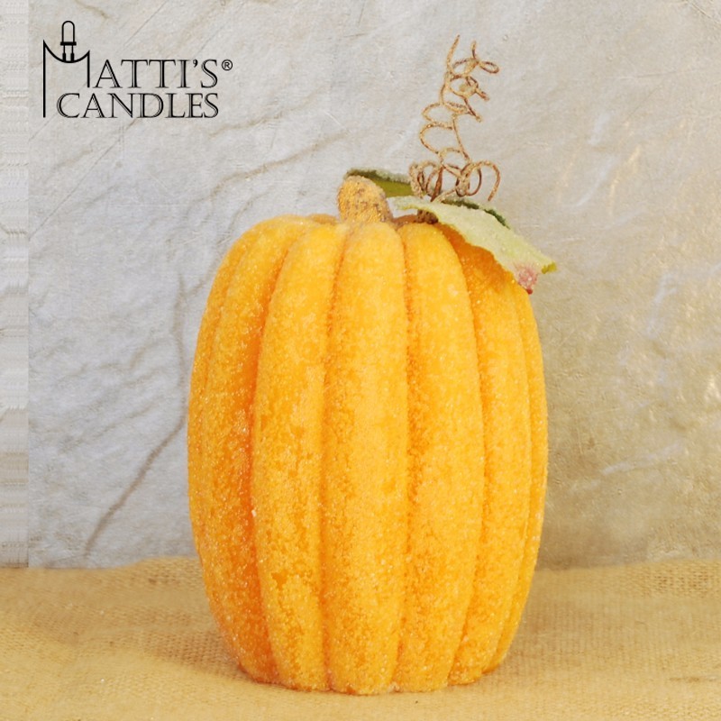 Environmental protection material Halloween Pumpkin shape  led candle