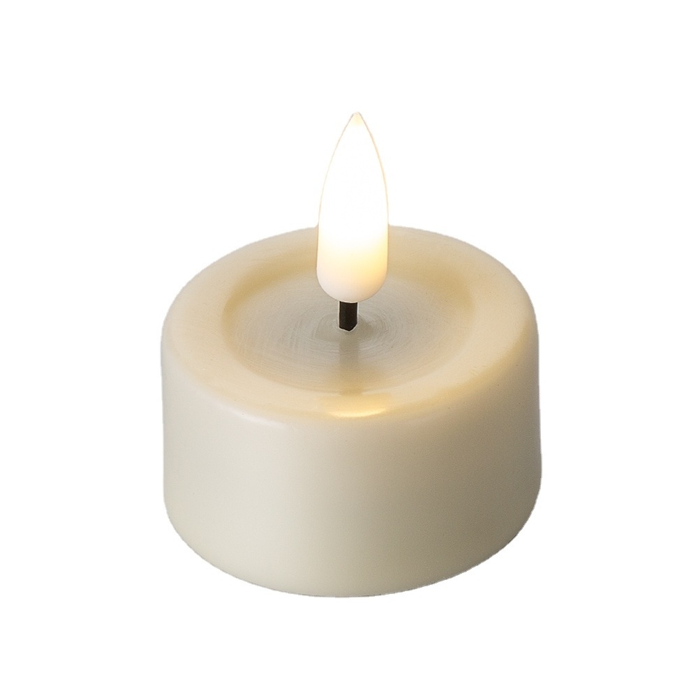 Matti's Set of 10 battery operated 5 hours timer flameless LED tealight candles