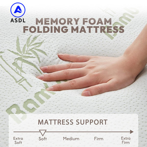 Mattress Topper Travel Bed Memory Foam Mattress for Camping 4 Inch White Home Bedding Tri-folding Mattress Order Online