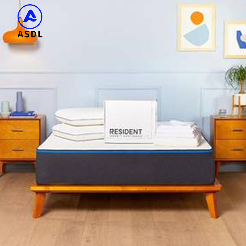 Factory Wholesale Popular 5 Star Hotel Mattress 12 Inch Sleeping Memory Foam Pocket Spring Hybrid Mattress