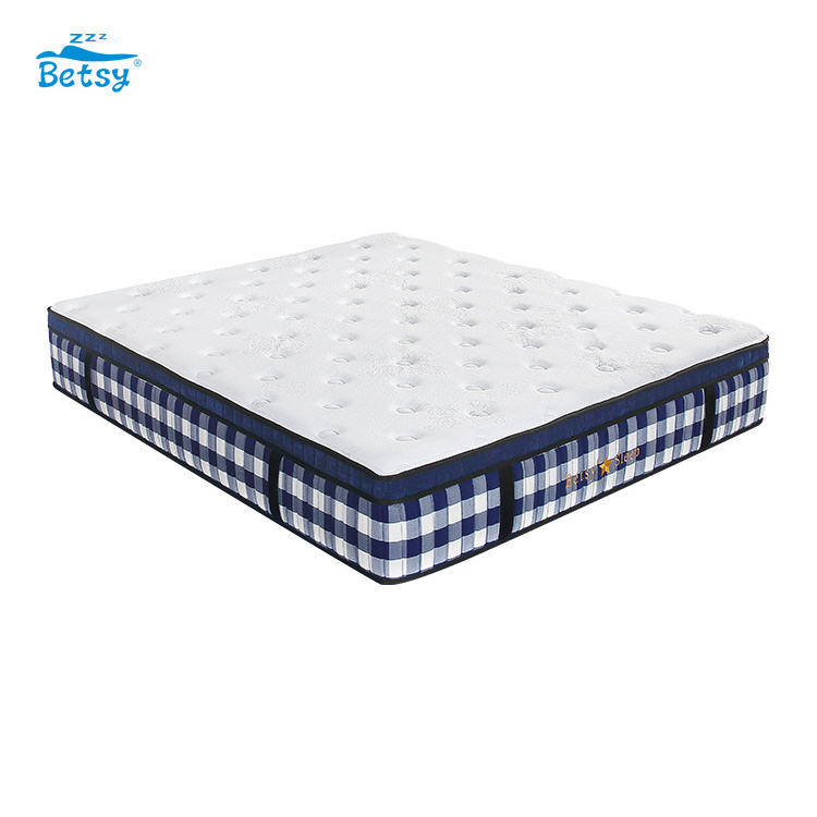 High Quality Double Size Mattress Hotel Waterproof Mattress Pocked Spring Mattress