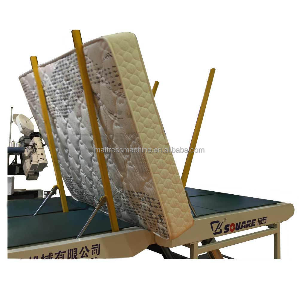 Conveyor type automatic mattress tape edge sewing machine