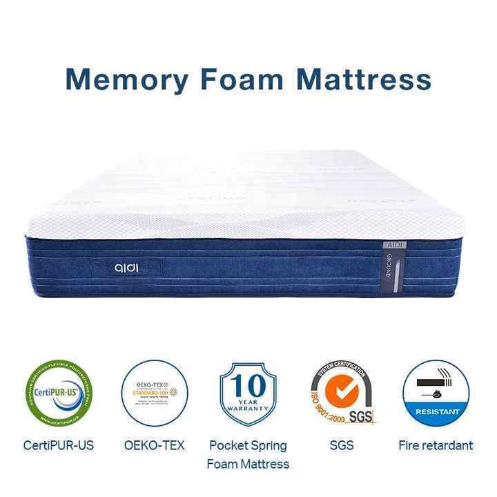 Best Sell Wholesale Mattresses Price Rolled Up Queen King Pocket Spring Soft Natural Latex Cool Gel Memory Foam Bed Mattress