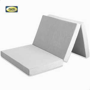 AIDI Japanese Floor Mattress Foldable Hard High Density Foam Futon Floor Mattress Pad Tri-Fold Mattress