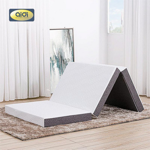 AIDI Foldable High Density Foam Floor Mattress Pad Futon Tri-Fold Mattress For America