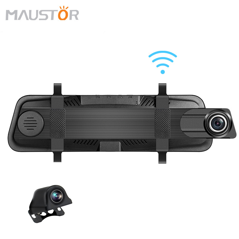 MS19N 2024 New  Mirror Dash Cam 1440P Wifi GPS Track NT96565 10