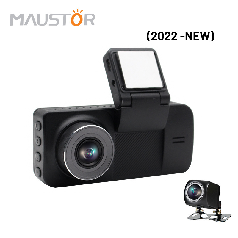 Maustor 3.99 inch Private Model 2K WDR Dash cam With G-Sensor Built-in Wifi Dual Lens Dashcam Camera Car Black Box