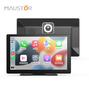 9 Inch Portable Car DVD Player with 5G WIFI Wireless Connectivity Android Auto Compatible Light Sensing Driving Recorder