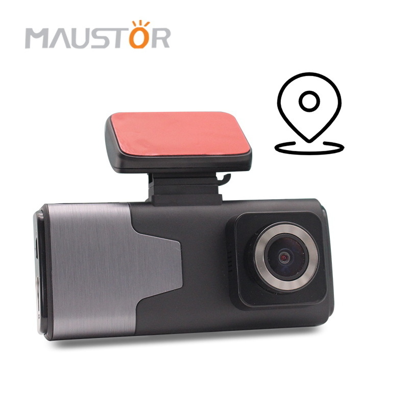 Maustor 4K HD Car Black Box Dash Cam Car Dvr with 1080P Rear Camera and Night Vision Support GPS Dual Lens Dashcam Car Recorder