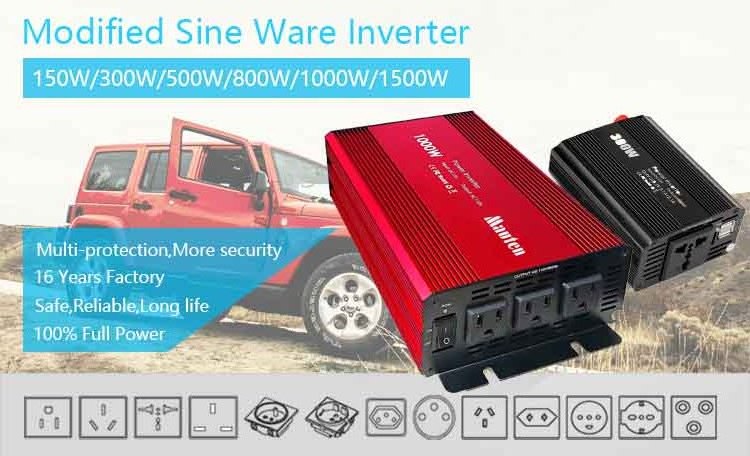 DC-AC Power Inverter Plug And Play 150W Converter Car Plug Adapter Outlet Cup Holder Charger For Car Laptop