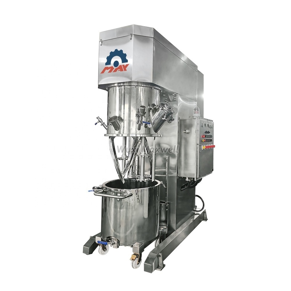 250L Automatic Hot Melt Mixer Epoxy Resin Mixer Hotmelt Glue Mixing Machines Equipment Vacuum Double Planetary Mixer