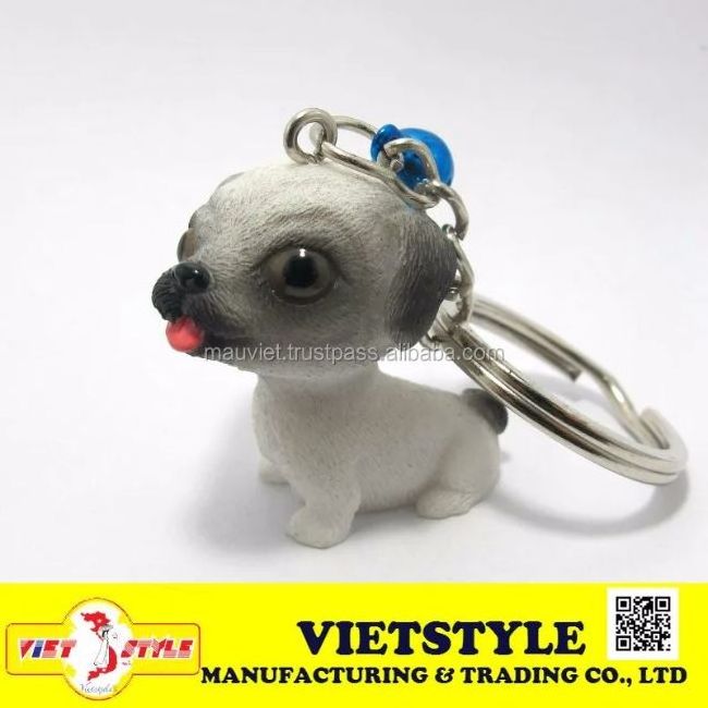 Dog-shaped keychain is used to hook onto door locks, lock briefcases and other things from Vietnam