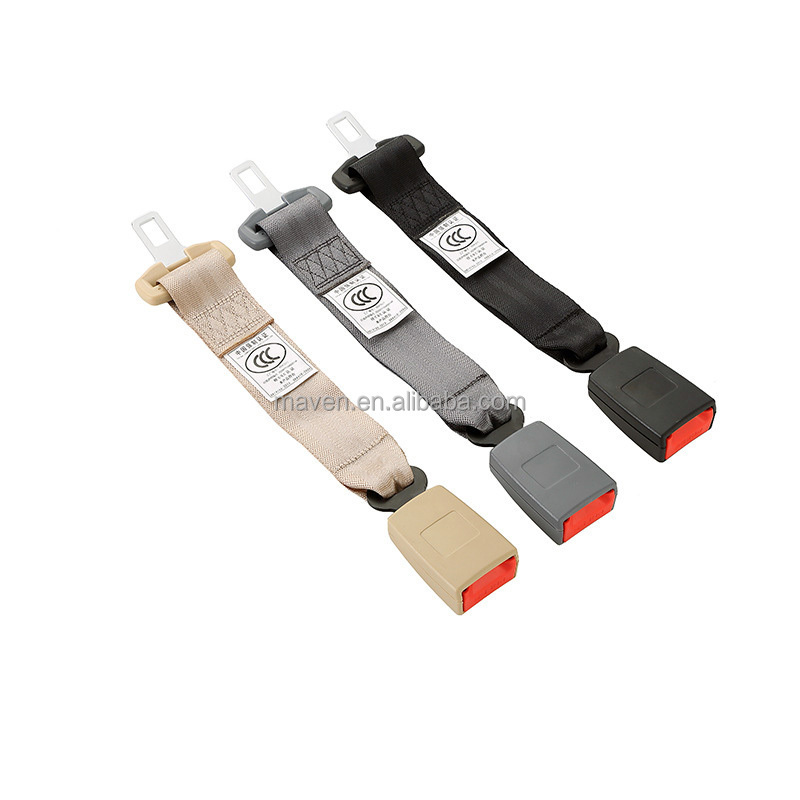 ECE R16 Emark 23cm 25cm 29cm 36cm Universal Car Seat Seatbelt Safety Belt Extender Buckle