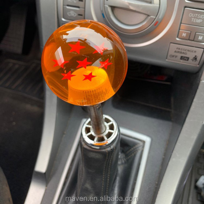 Acrylic 1-7 STARS Dragonball Z Car Shifter Lever Head Dragon Ball Gear Shift Knob