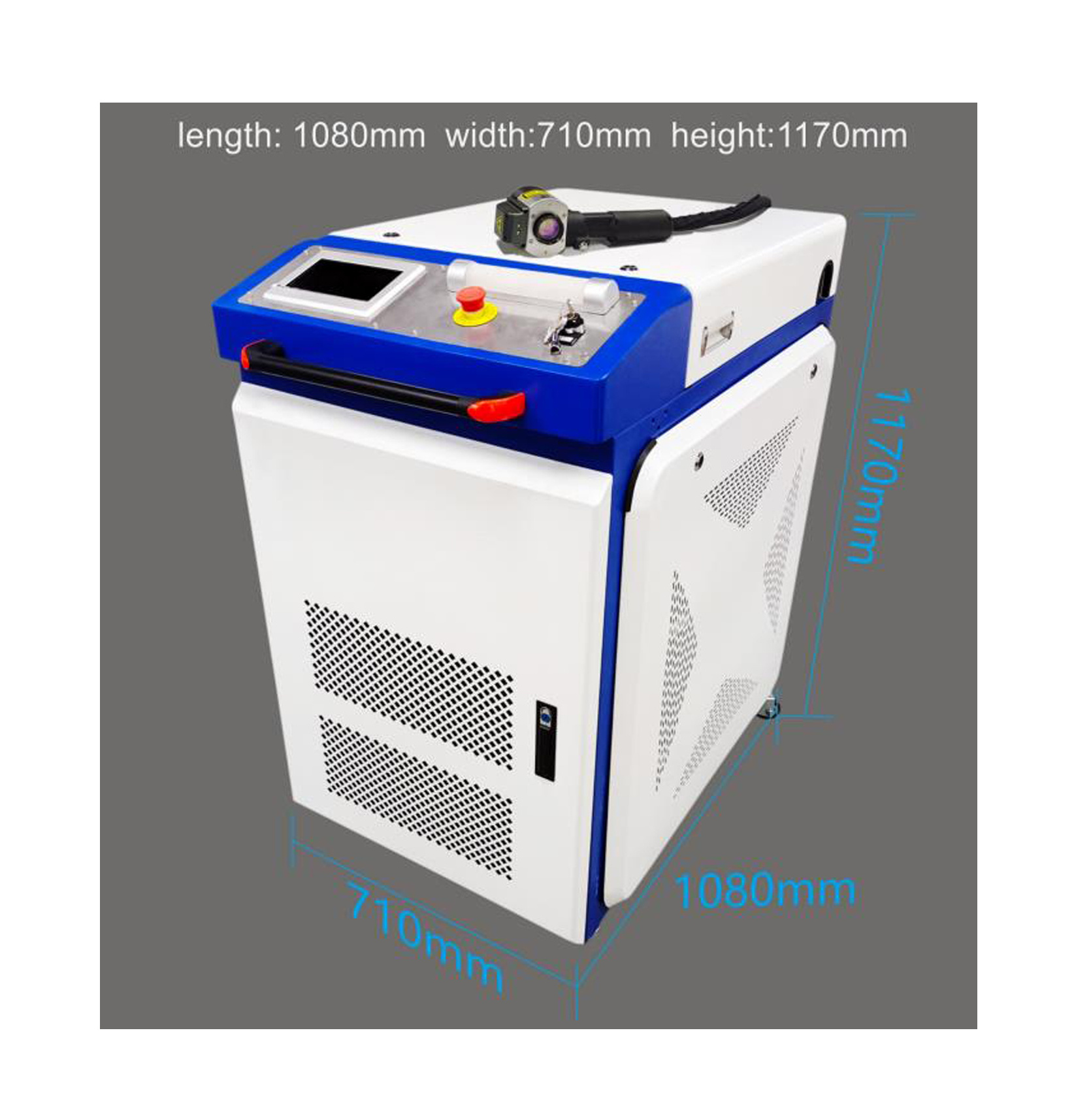 Pulsed Fiber Laser Raycus Max JPT Oil Paint Laser Cleaner Metal Rust Remover Fiber Laser Cleaning Machine