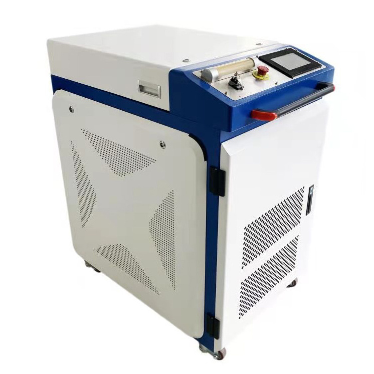 Pulsed Fiber Laser Raycus Max JPT Oil Paint Laser Cleaner Metal Rust Remover Fiber Laser Cleaning Machine