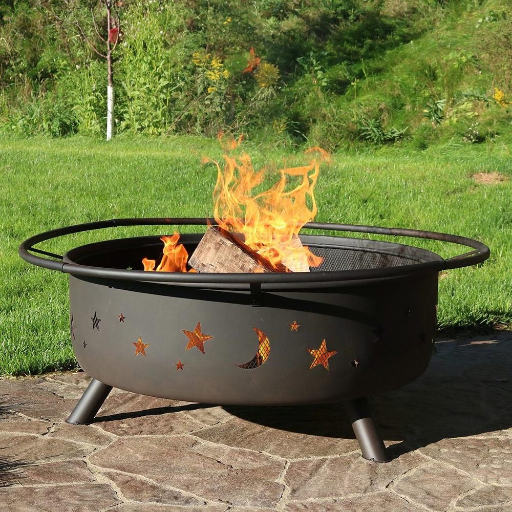 Fancy Design Metal Fire pit Round Table Iron Patio Garden Stove Wood Burning Fire Pit with High Quality