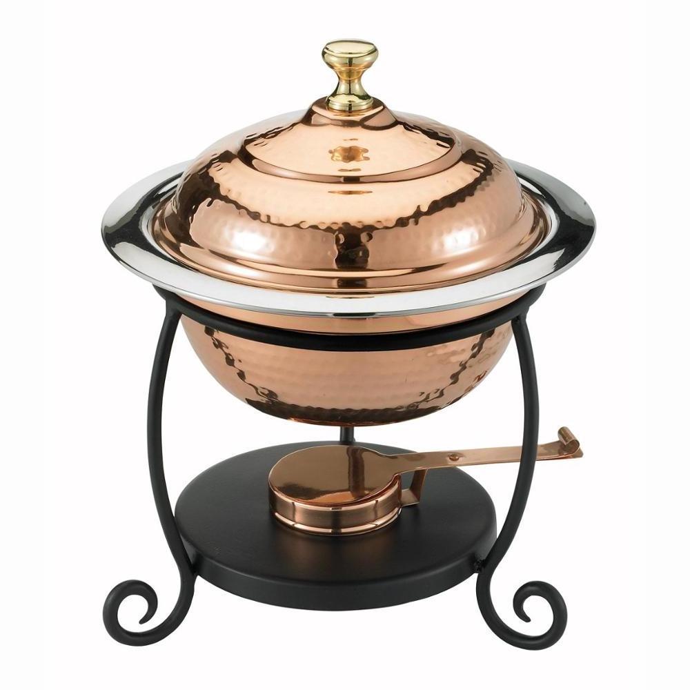 handmade party used chafing dish | brass plated chafing dish Newest 2022 metal made party supplies chafing dish