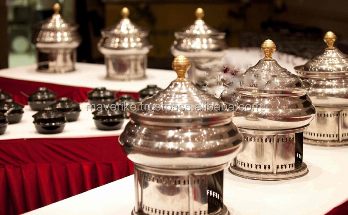 handmade party used chafing dish | brass plated chafing dish Newest 2022 metal made party supplies chafing dish