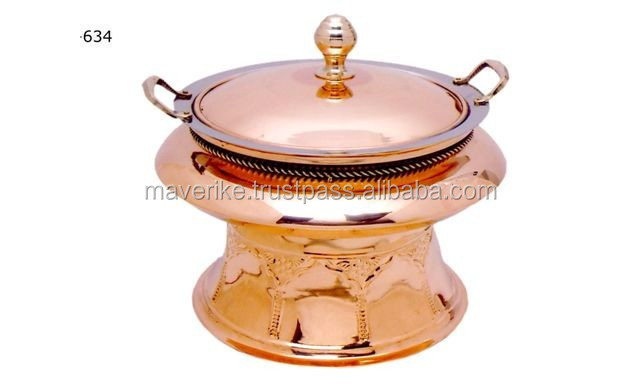 handmade party used chafing dish | brass plated chafing dish Newest 2022 metal made party supplies chafing dish