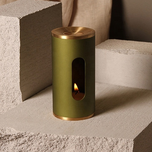 Modern Metal Essential Oil Burner spa Aroma burner Fragrance therapeutic oil burner oil diffuser brass bowl candle warmer