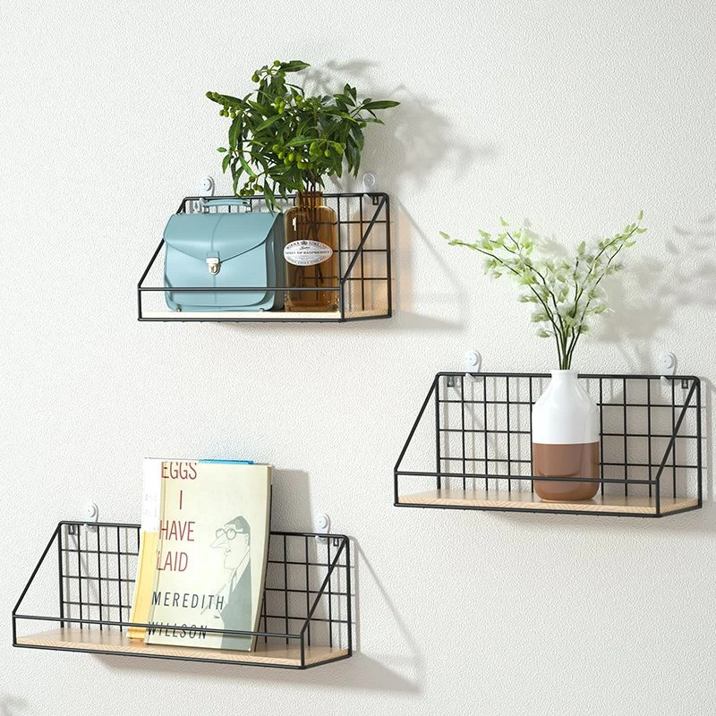 Wholesale Metal Wire Wall Rack Kitchen Storage Rack Home And Hotel Entry Way Decorative Wall Rack