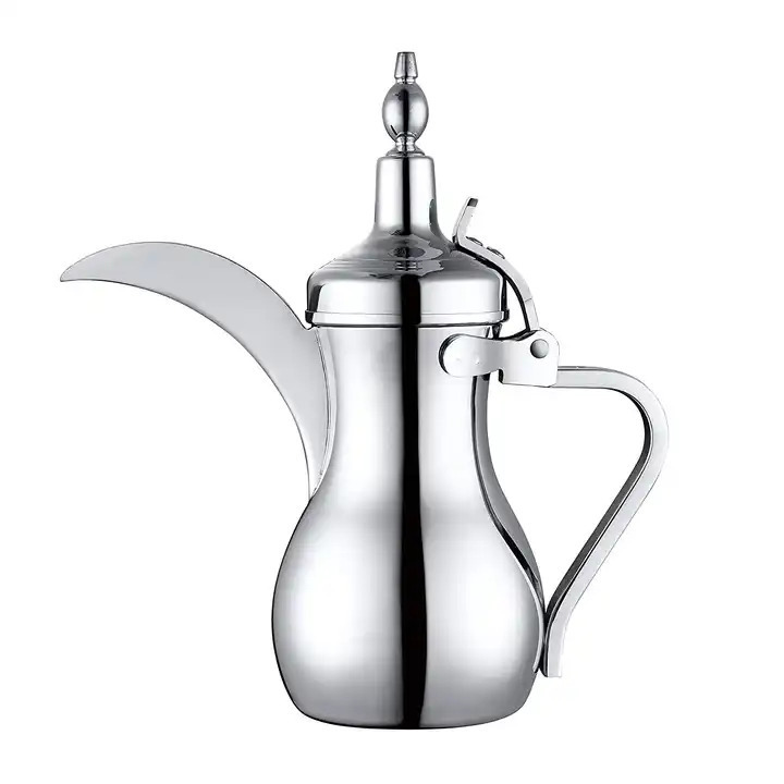 Exporter From India Metal Dallah Top Selling Handmade Designer Teapot Decorative Wholesale Coffee Pot