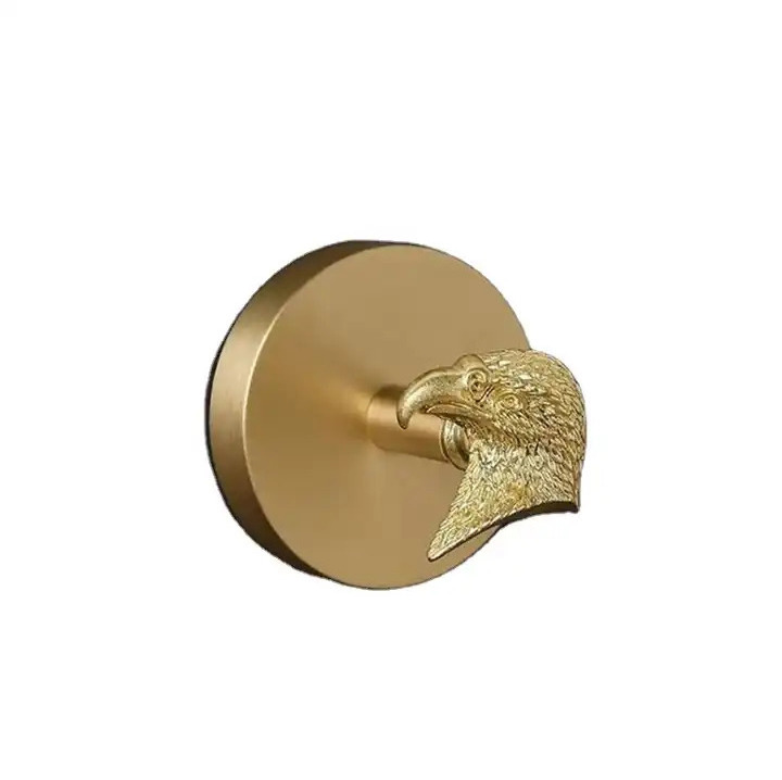 Handmade Brass Wall Hook Modern Robe Hook Bathroom Towel Hanger Perfect for Coats Jackets Hats Scarfs And Bags