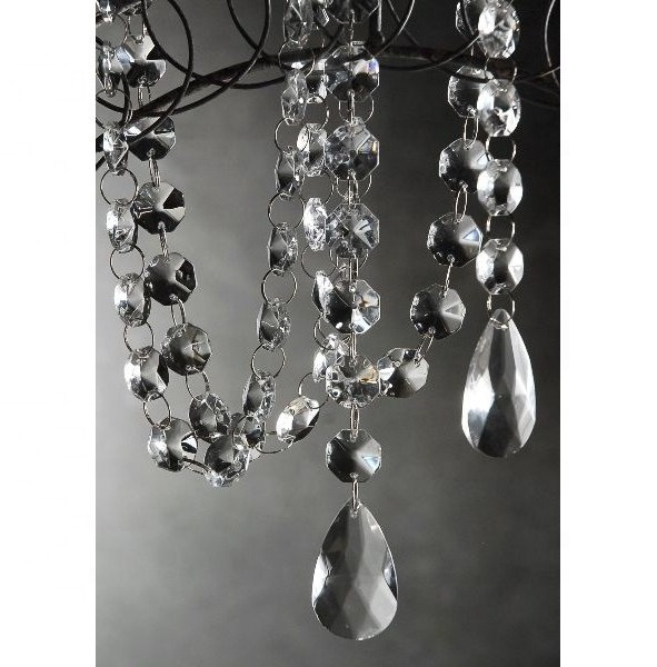 Promotional Clearance 33 Feet Wedding Decor Diamond Acrylic Crystal Beads Curtain Strand Garland Window Scarfs Curtain