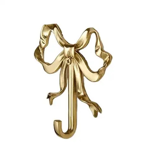 Handmade Brass Wall Hook Modern Robe Hook Bathroom Towel Hanger Perfect for Coats Jackets Hats Scarfs And Bags