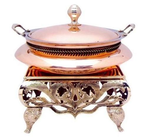 Chafing Dish Made of durable stainless steel with an antique copper finish Chafes & Buffet Warmers Sets For Catering