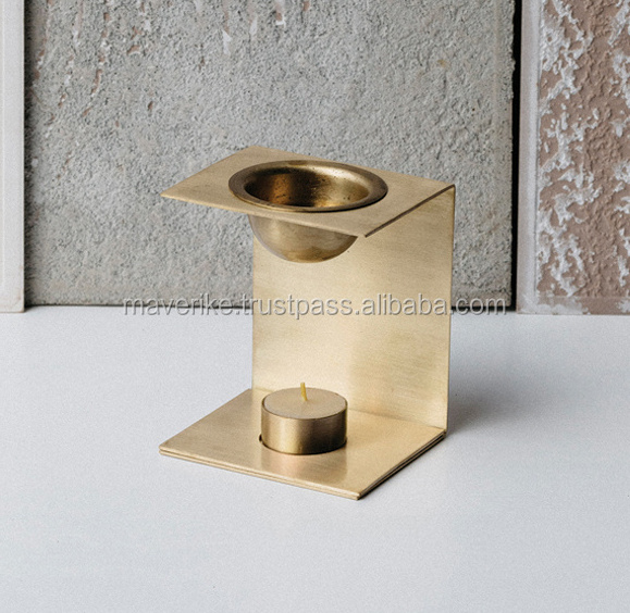 High Quality Essential Oil Burner Brass Oil Infuser Heavy Duty Hand Carved for home decor essential oil burner