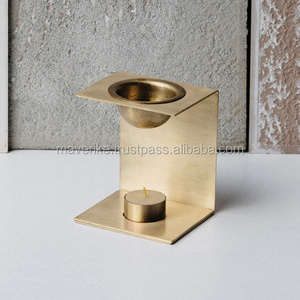 High Quality Essential Oil Burner Brass Oil Infuser Heavy Duty Hand Carved for home decor essential oil burner