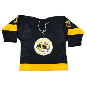 Embroidered Tackle Twill Ice Hockey Jerseys Applique Team Hockey Jerseys