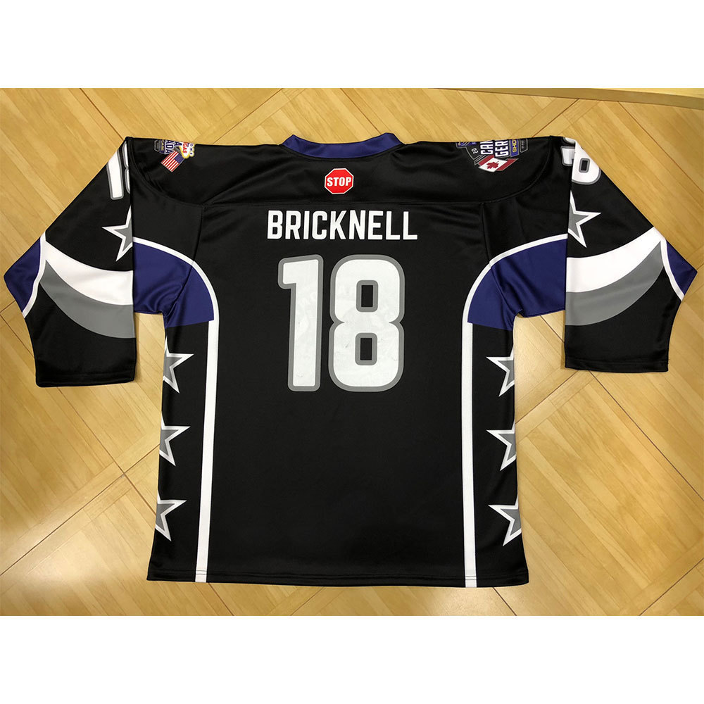 Embroidered Tackle Twill Ice Hockey Jerseys Applique Team Hockey Jerseys