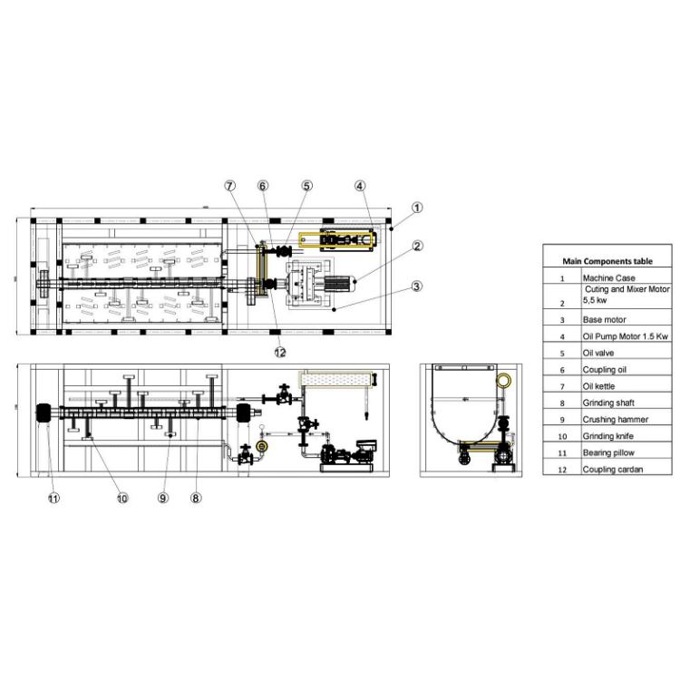 Top Sale Vietnam The Animal Carcass Processing Machine  Ensure environmental problems Processing Plant Manufacturer