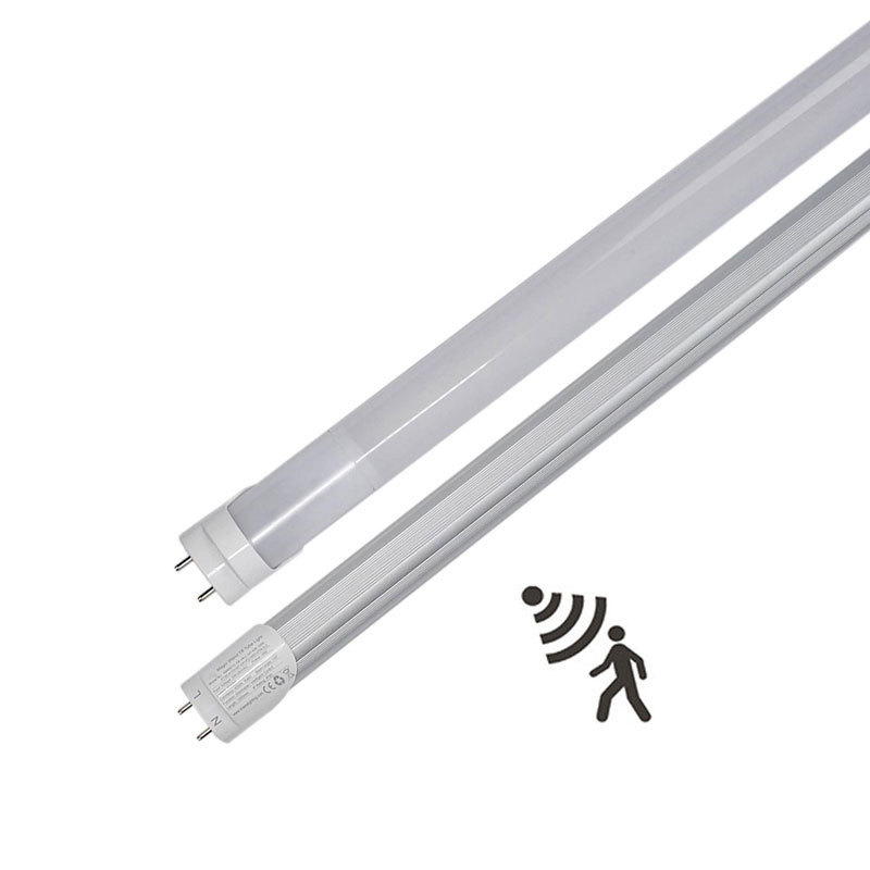 Smart Drive T8 LED Tube Light with Motion Sensor 18W Shop Light for Warehouse 3000K/4000K/5000K CCT