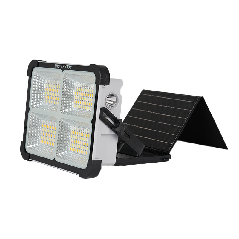 IP66 USB Solar Spotlight Portable LED Work Light with Remote Charging Emergency Household Floodlight for Solar Flood Lights