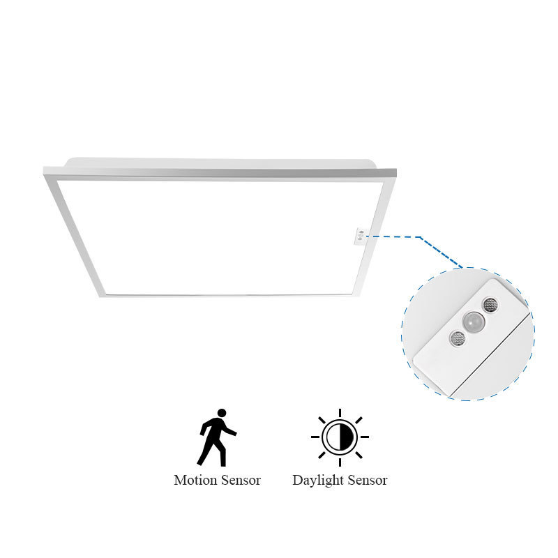 40W Dimmable LED Smart Panel Light Square Ceiling LED Backlit Motion Sensor PIR Office Indoor Parking Lot-Smart Home Lights