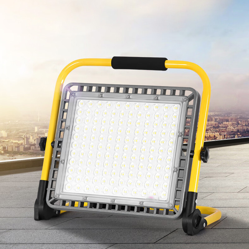 Rechargeable Led Work Light 100w 200w 300W 400W Portable Rechargeable Led Camping Flood Light